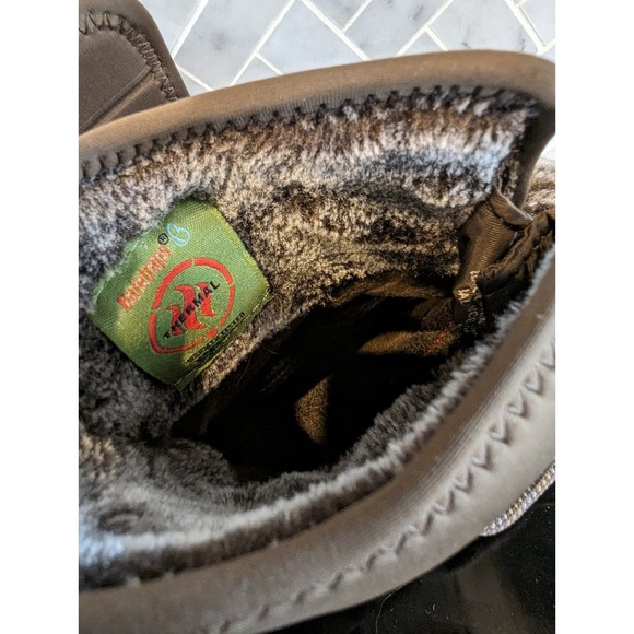 Baretraps Jayden Snow Boots Womens US 7.5 Black Brown Waterproof Thermal Leather - Picture 7 of 7